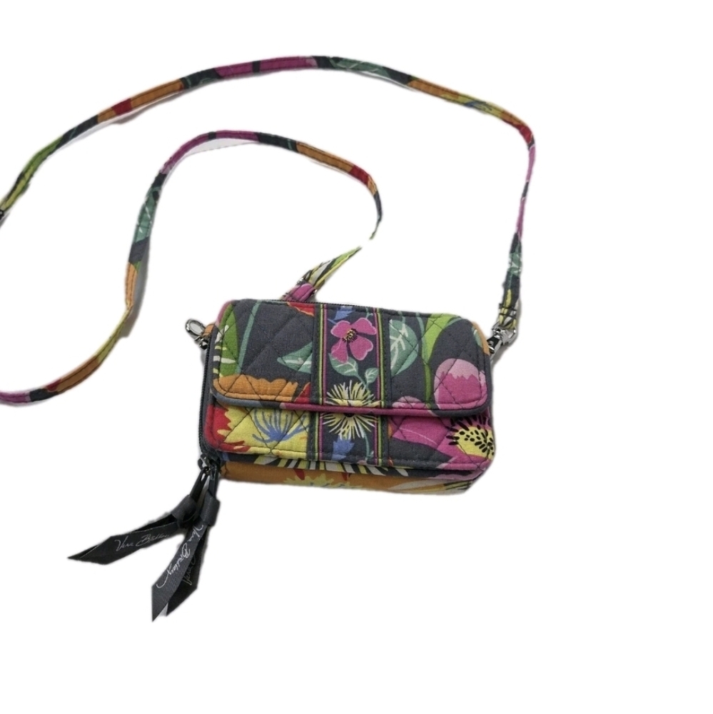 Vera Bradley Colorful Floral Crossbody Bag Wallet